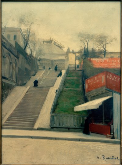 The Sacred Heart under Construction by Santiago Rusiñol
